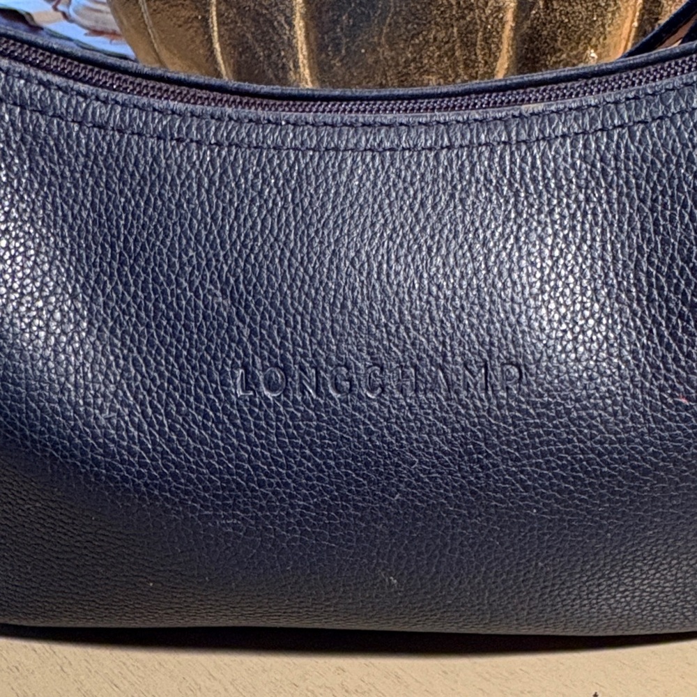 Longchamp Dark Blue Leather Handbag - Picture 2 of 15